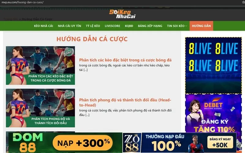 hướng dẫn cá cược tại nhà cái MVP