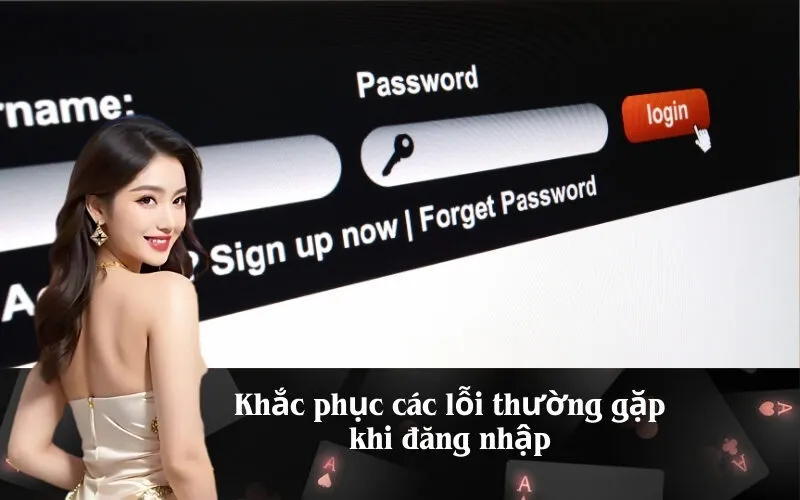 Khắc phục các lỗi thường gặp khi đăng nhập